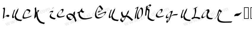 LuckiestGuy Regular字体转换
